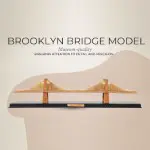 BD003 Brooklyn Bridge Wooden Model 
